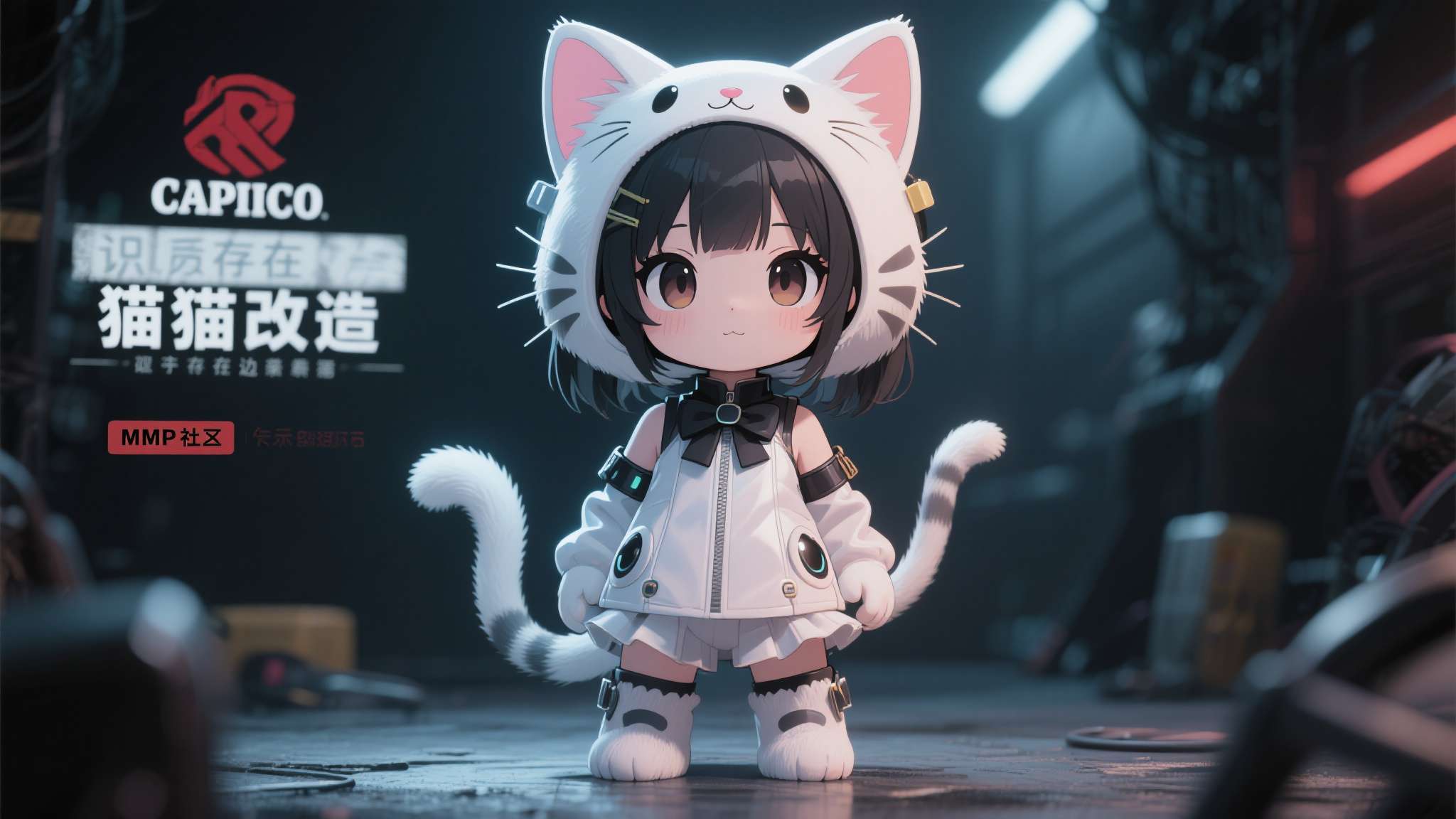 卡普空《识质存在》小萝莉被爆改！化身猫猫 超可爱